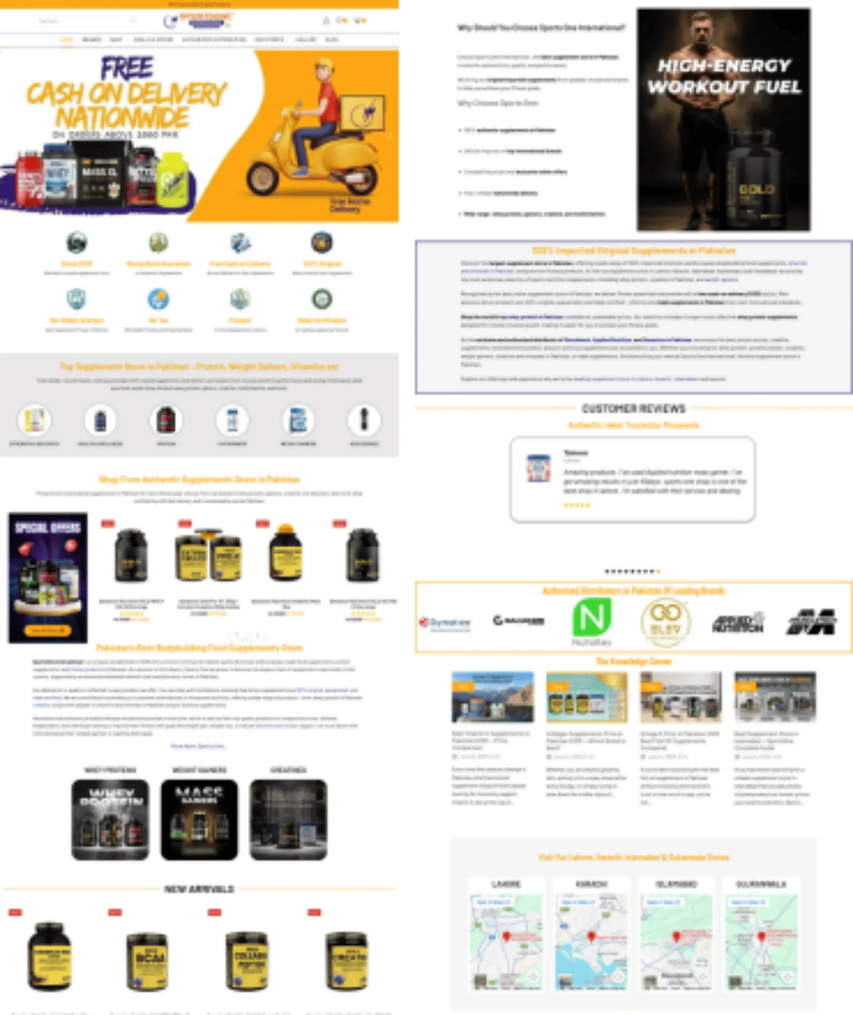 Sports One International – Leading E-commerce Hub for Sports Supplements