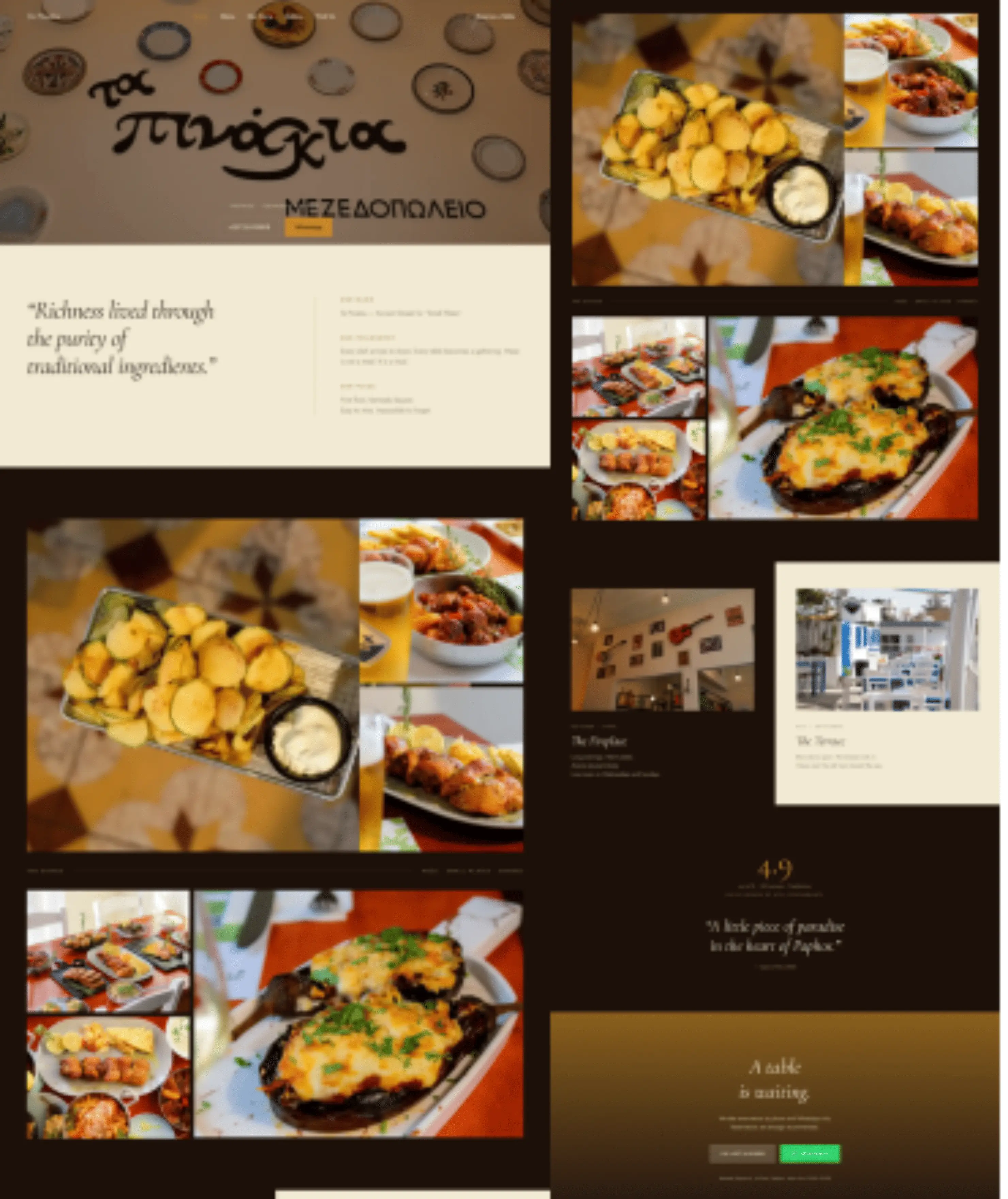 Traditional Mezedopoleio – Authentic Mediterranean Culinary Portal